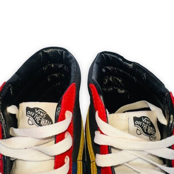 Vans SK8-Hi OTW Rally Red / Blue / Black / Yellow Men's 9 Women's 10.5 - Picture 11 of 11